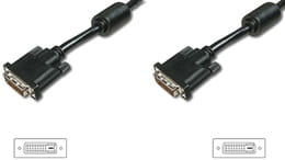 Кабель Digitus DVI-D dual link (AM/AM) 5m, black (AK-320101-050-S)