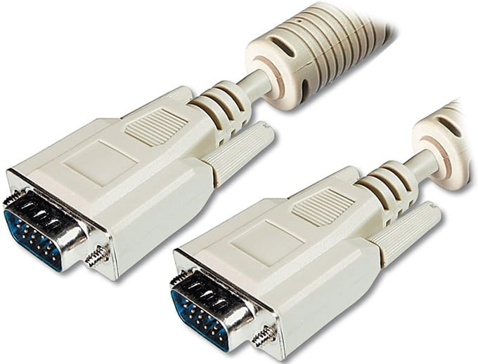 Кабель Digitus VGA - VGA (M/M), 10 м, White (AK-310103-100-E)