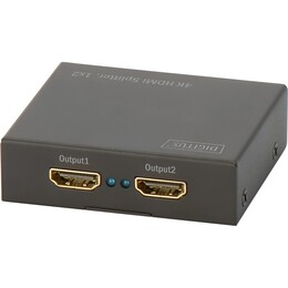 Приемный распределитель Digitus HDMI - 2хHDMI, (F/F), Black (DS-46304)