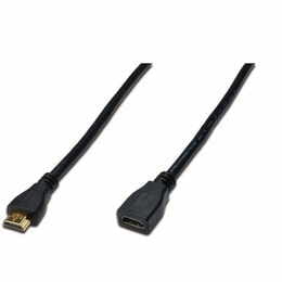 Кабель Digitus HDMI - HDMI V 1.4, (M/F), 5 м, Black (AK-330201-050-S)