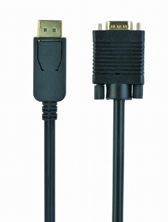 Кабель Cablexpert DisplayPort - VGA (M/M), 1.8 м, черный (CCP-DPM-VGAM-6) пакет