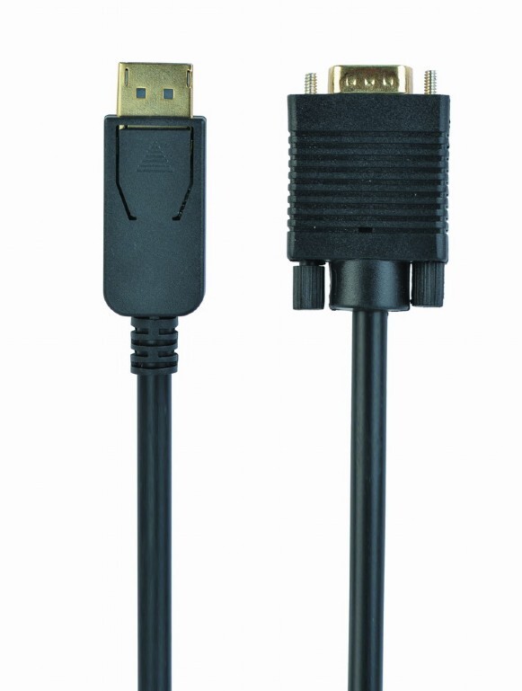 Кабель Cablexpert DisplayPort - VGA (M/M), 1.8 м, черный (CCP-DPM-VGAM-6) пакет