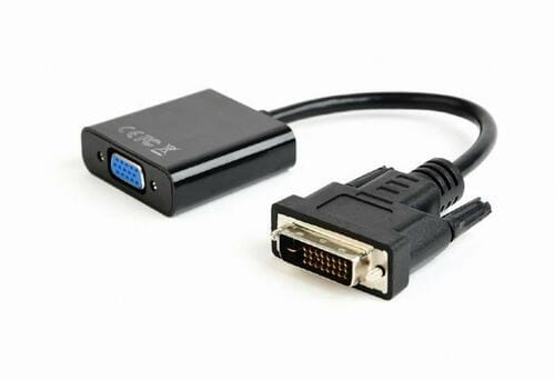 Photos - Cable (video, audio, USB) Cablexpert Адаптер  DVI - VGA (M/F), 0.2 м, Black  AB-DVID (AB-DVID-VGAF-01)