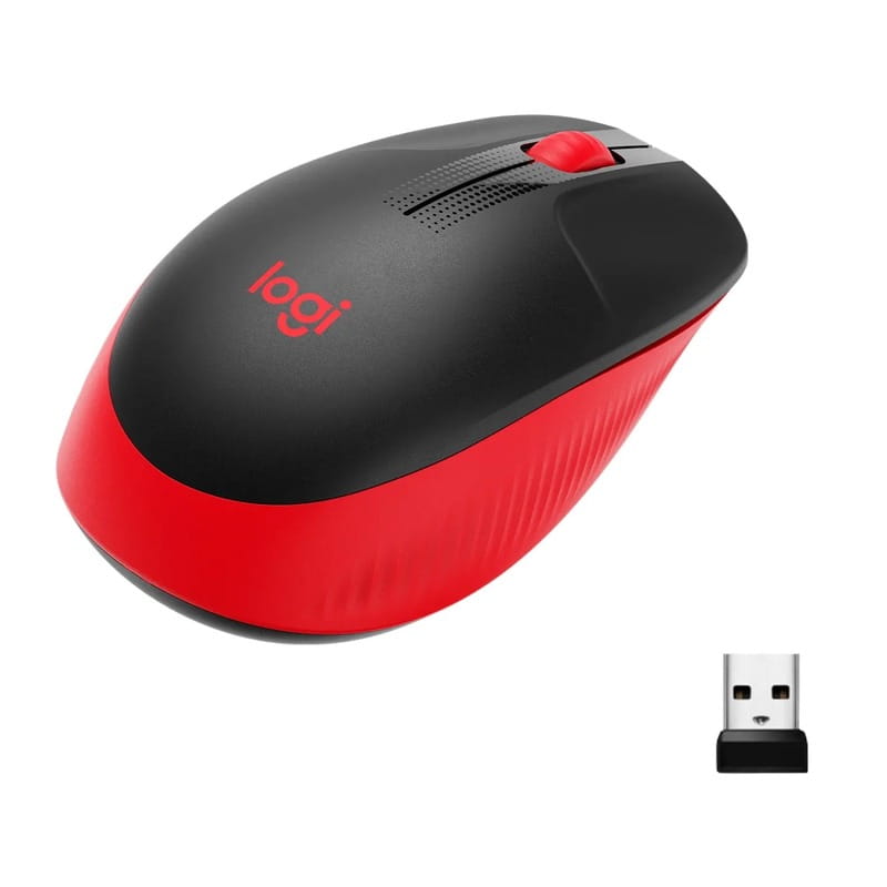 Мышь беспроводная Logitech M190 Wireless Red (910-005908)