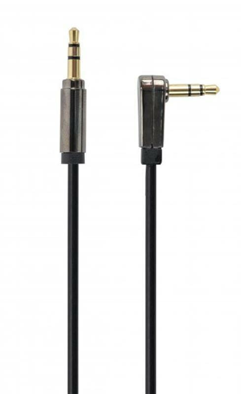 Аудио-кабель Cablexpert 3.5 мм - 3.5 мм (M/M), 1 м, черный (CCAPB-444L-1M)
