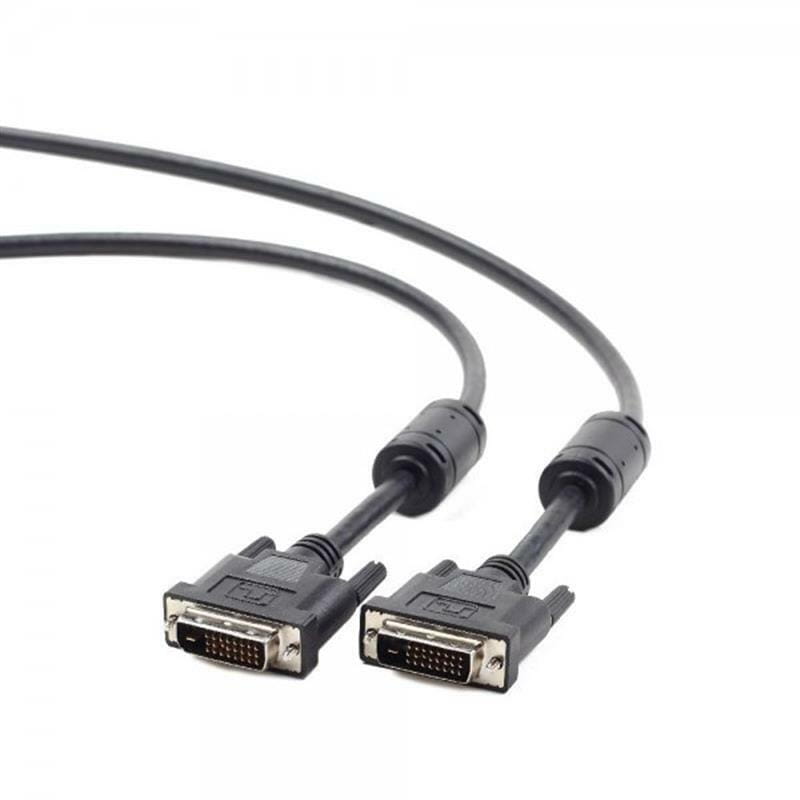 Кабель Cablexpert DVI - DVI (M/M), Dual link, 3 м, черный (CC-DVI2-BK-10)