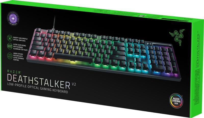 Клавиатура Razer DeathStalker V2 Purple Switch (RZ03-04501800-R3M1)