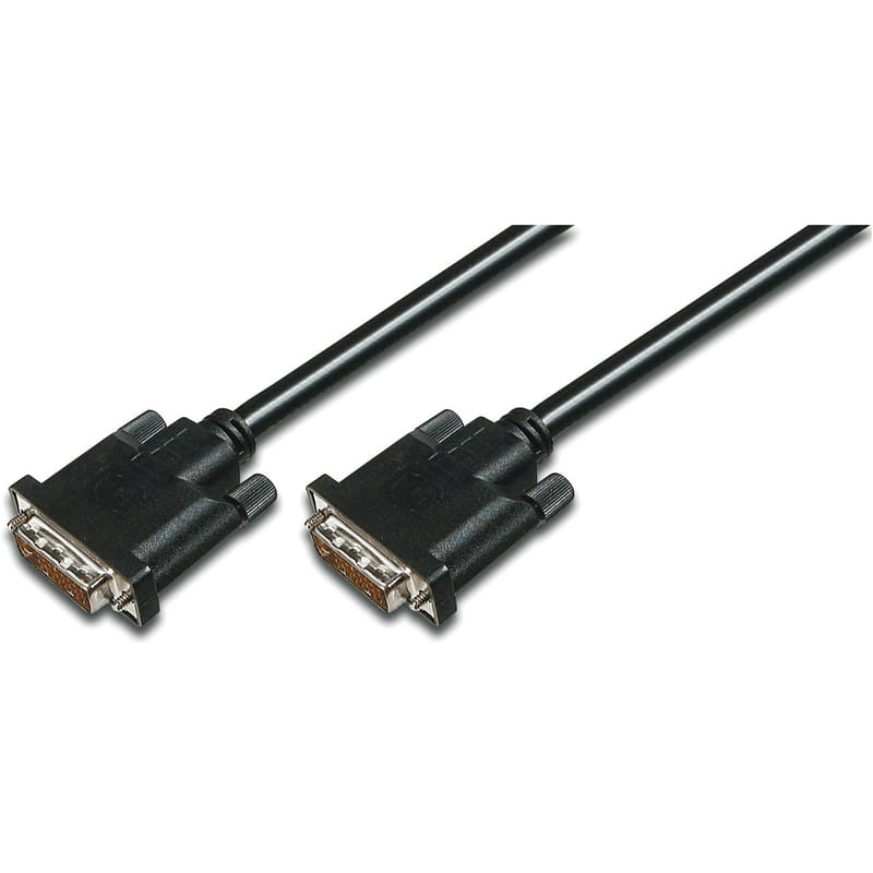 Кабель Digitus DVI - DVI (M/M), 2 м, Black (AK-320108-020-S)