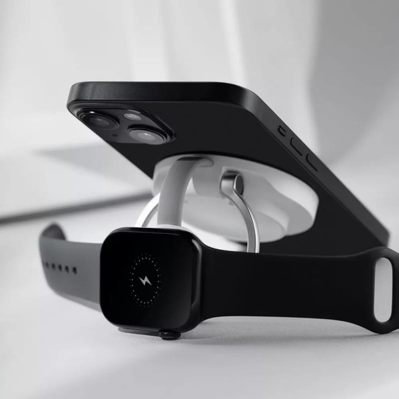 Бездротовий зарядний пристрій Proove Knocker 2 in 1 Qi2 15W White (WSPK15012002)