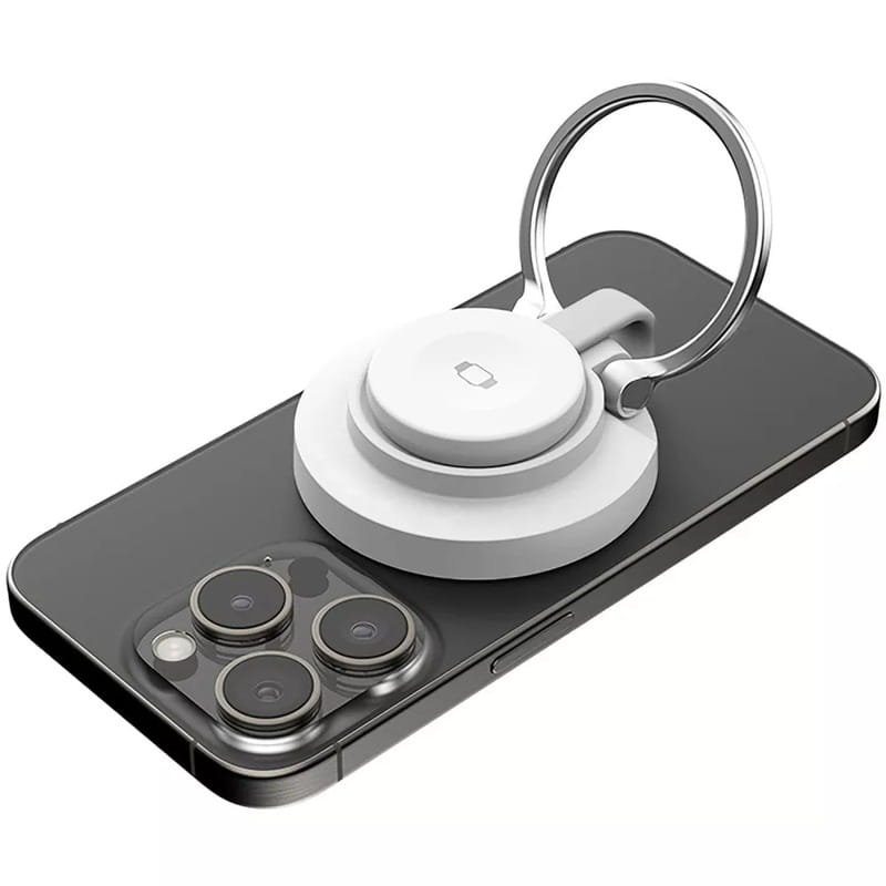 Бездротовий зарядний пристрій Proove Knocker 2 in 1 Qi2 15W White (WSPK15012002)