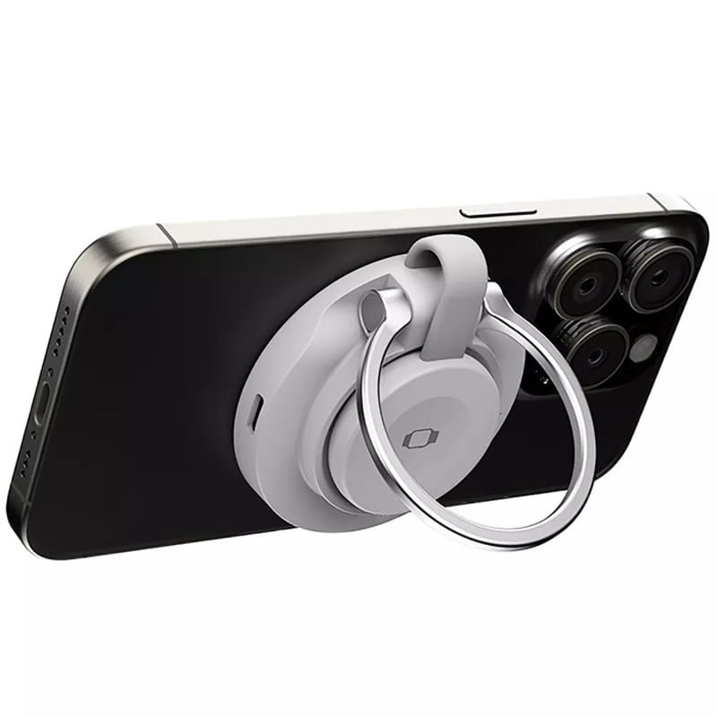 Бездротовий зарядний пристрій Proove Knocker 2 in 1 Qi2 15W White (WSPK15012002)