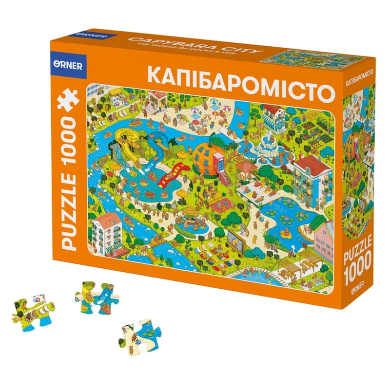 Пазл Orner Капибарогород 1000 элементов