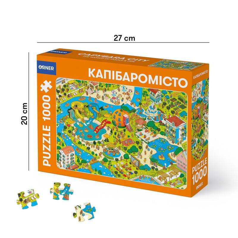 Пазл Orner Капибарогород 1000 элементов