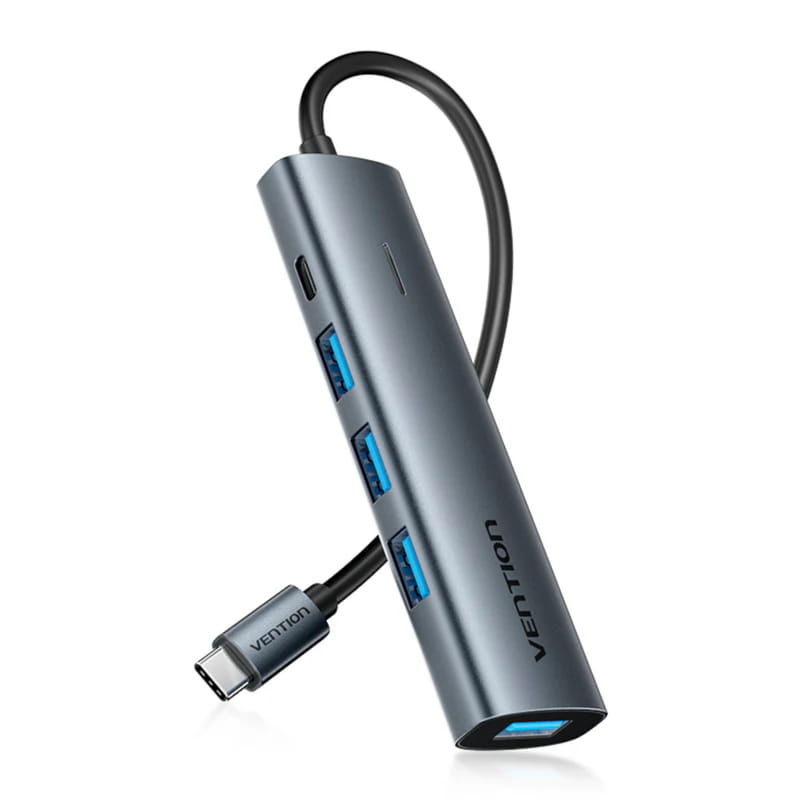 USB-хаб Vention USB 3.2 Type-C - USB3.2х4/Type-C Silver (TGZHB)