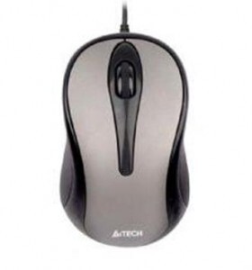 Мышь A4Tech N-350-1 V-TRACK Glossy Grey USB
