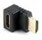 Фото - Адаптер Cablexpert HDMI - HDMI, M/F, Г-образный, черный (A-HDMI270-FML) пакет | click.ua