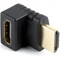 Фото - Адаптер Cablexpert HDMI - HDMI, M/F, Г-образный, черный (A-HDMI270-FML) пакет | click.ua