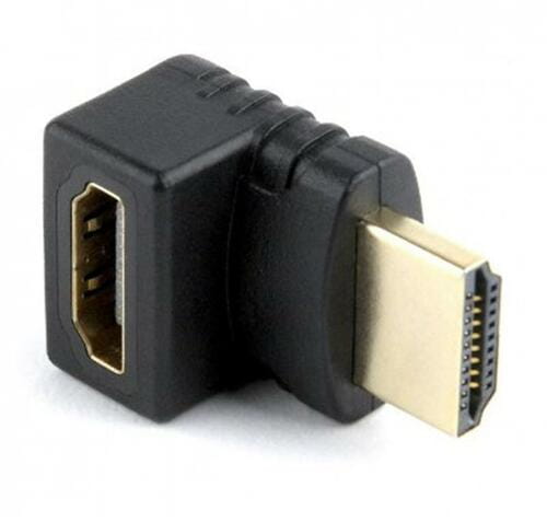 Фото - Кабель Cablexpert Адаптер  HDMI - HDMI, M/F, Г-подібний, чорний  па (A-HDMI270-FML)