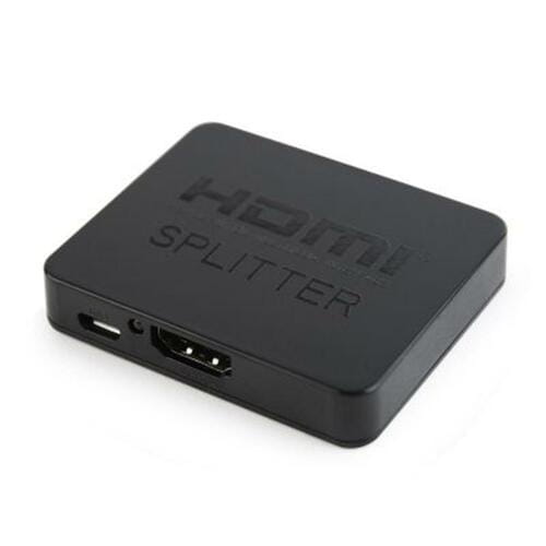 Photos - Cable (video, audio, USB) Cablexpert Розгалужувач   HDMI-2xHDMI v. 1.4, чорний DSP-2PH4 (DSP-2PH4-03)