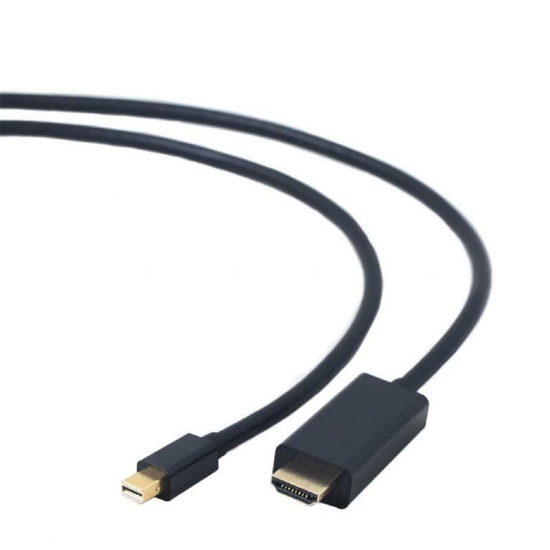 Кабель Cablexpert mini Displayport - HDMI V 1.2 (М/М), 1.8 м, черный (CC-mDP-HDMI-6) пакет