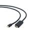 Фото - Кабель Cablexpert mini Displayport - HDMI V 1.2 (М/М), 1.8 м, черный (CC-mDP-HDMI-6) пакет | click.ua