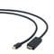 Фото - Кабель Cablexpert mini Displayport - HDMI V 1.2 (М/М), 1.8 м, чорний (CC-mDP-HDMI-6) пакет | click.ua