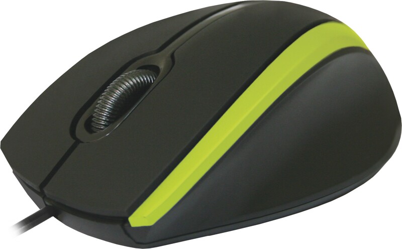 Мышь Defender #1 MM-340 Black-Green (52346) USB