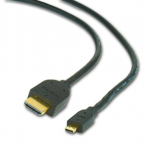 Photos - Cable (video, audio, USB) Gembird Кабель  HDMI - micro-HDMI V 2.0 (M/M), 3 м, чорний  па (CC-HDMID-10)