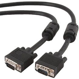 Кабель Cablexpert VGA-VGA HD15M/HD15M с 2-мя фер. кольцами, двойной экран, черный, 3 м (CC-PPVGA-10-B)
