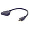 Фото - Кабель-розгалужувач Cablexpert HDMI - 2хHDMI (M/F), 0.3 м, Black (DSP-2PH4-04) | click.ua