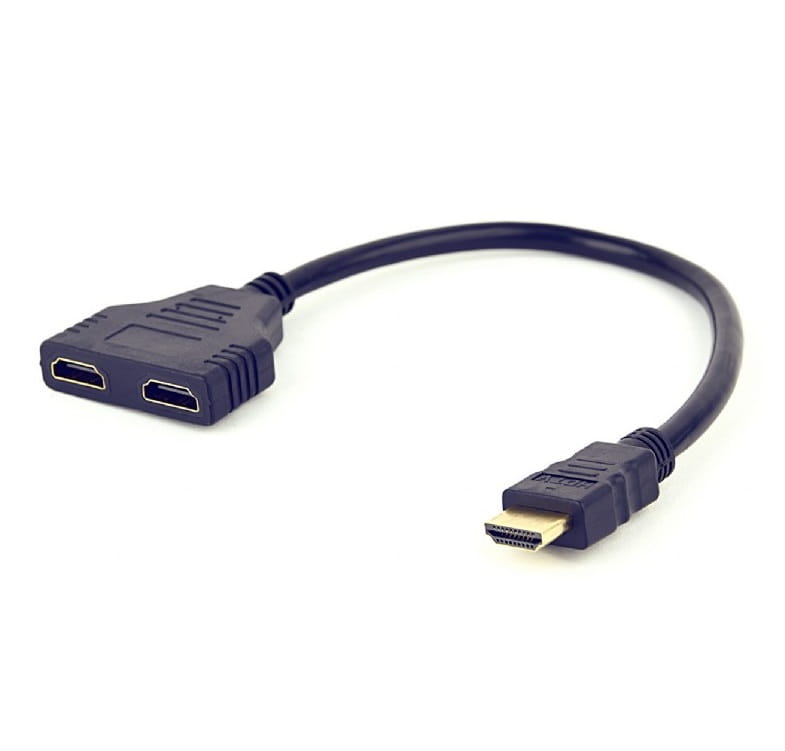 Кабель-разветвитель Cablexpert HDMI - 2хHDMI (M/F), 0.3 м, Black (DSP-2PH4-04)