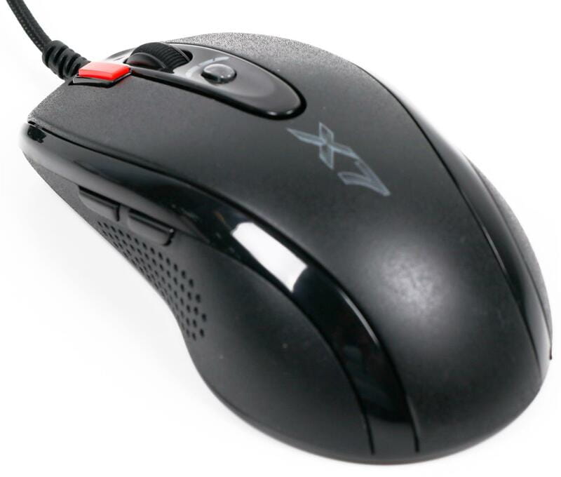 Мышь A4Tech X-710BK Black USB + коврик A4Tech X7-200MP