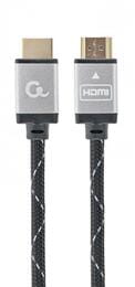 Кабель Cablexpert HDMI - HDMI V 2.0 (M/M), 3 м, черный/серый (CCB-HDMIL-3M) коробка