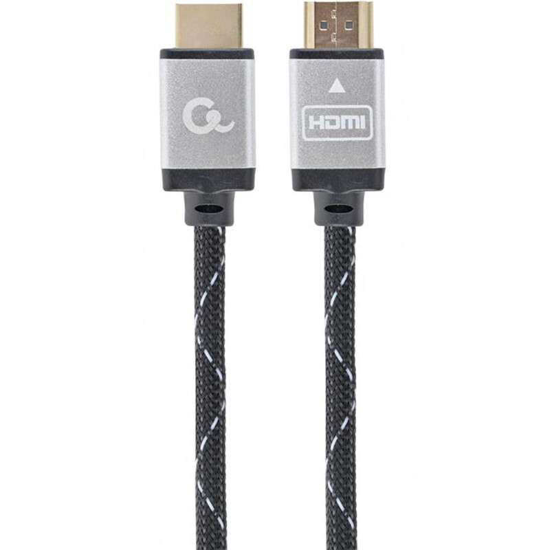Кабель Cablexpert HDMI - HDMI V 1.4 (M/M), 5 м, черный/cерый (CCB-HDMIL-5M) коробка
