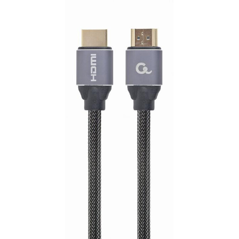Кабель Cablexpert HDMI - HDMI V 2.0 (M/M), 2 м, черный/серый (CCBP-HDMI-2M) коробка