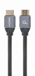 Кабель Cablexpert HDMI - HDMI V 2.0 (M/M), 2 м, чорний/сірий (CCBP-HDMI-2M) коробка