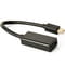 Фото - Адаптер Cablexpert mini DisplayPort - DisplayPort (M/F), 0.15 м, Black (A-mDPM-DPF4K-01) | click.ua