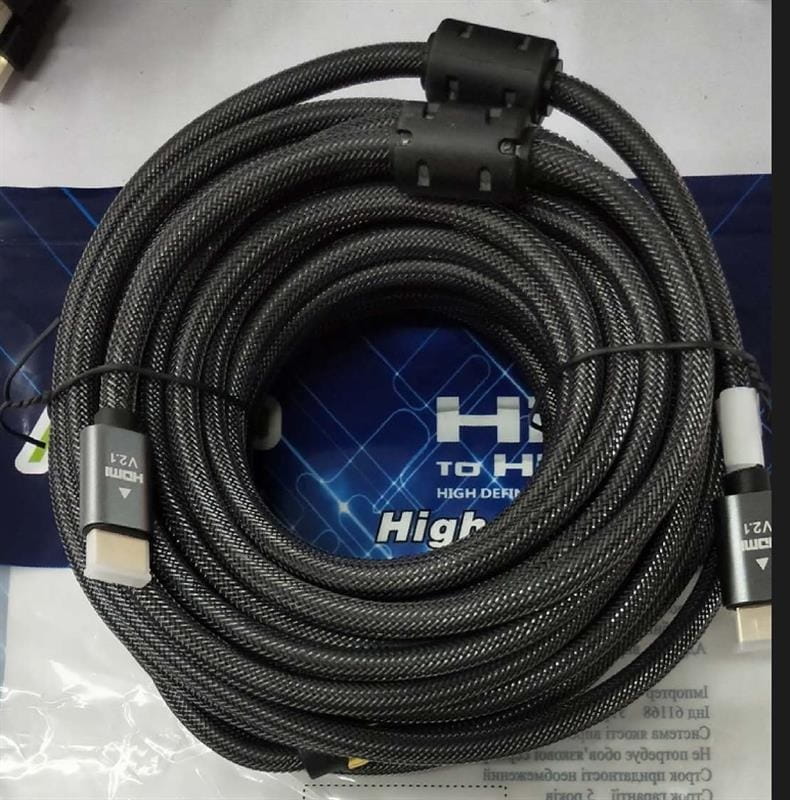 Кабель Atcom Premium HDMI - HDMI V 2.1, (M/M), 10 м, Black (23710) пакет