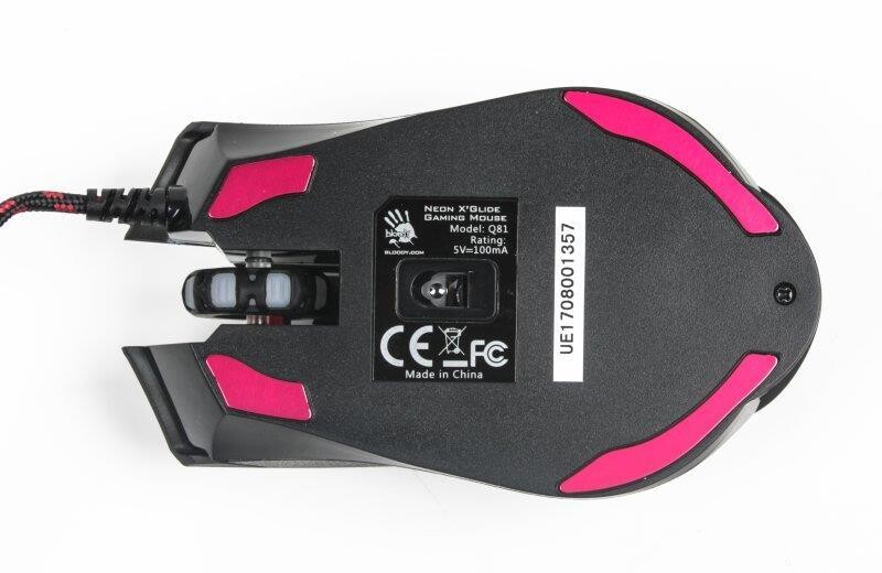 Мышь A4Tech Q81 Bloody Neon XGlide Black USB