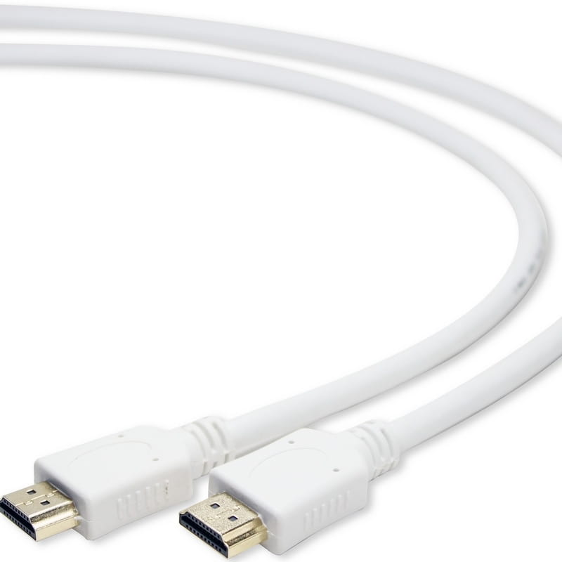 Кабель Cablexpert (CC-HDMI4-W-6) HDMI - HDMI V 2.0 (M/M), 4K, 2 м, вилка/вилка 1.8м White