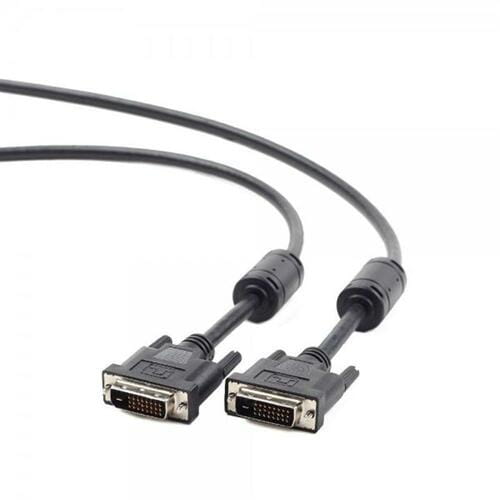 Photos - Cable (video, audio, USB) Cablexpert Кабель  DVI - DVI (M/M), Dual link, 1.8 м, чорний  (CC-DVI2-BK-6)