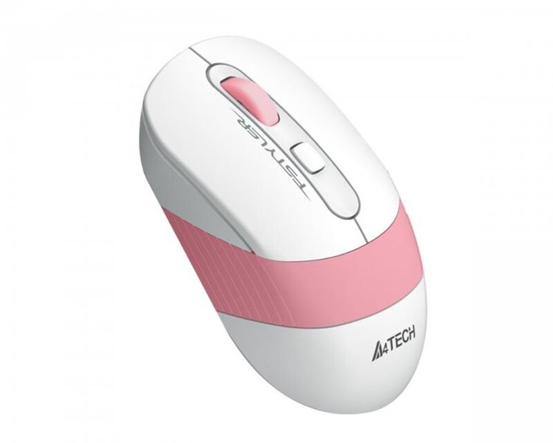 Мишка бездротова A4Tech FG10 Pink/White USB