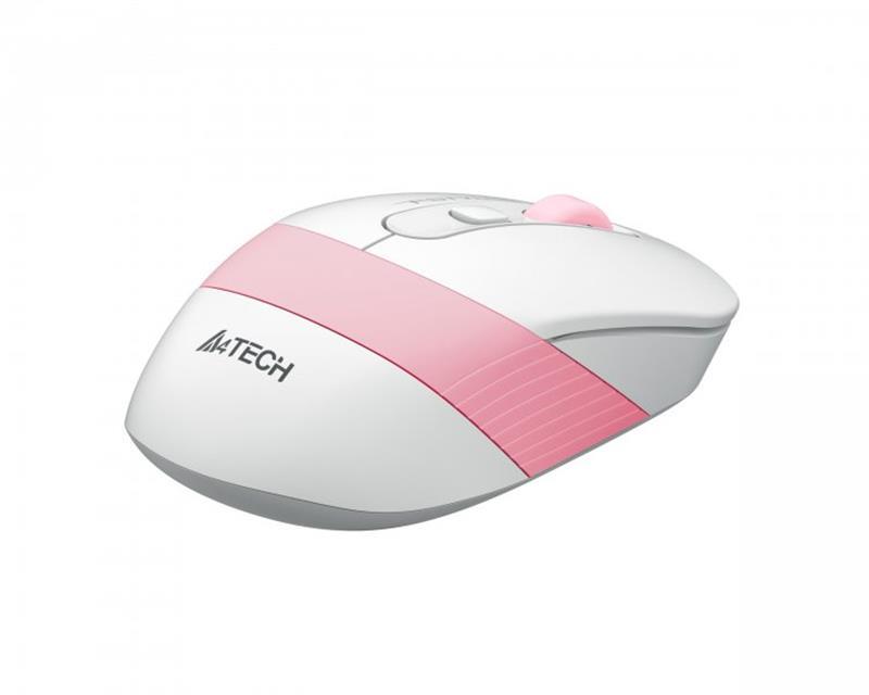 Мишка бездротова A4Tech FG10 Pink/White USB