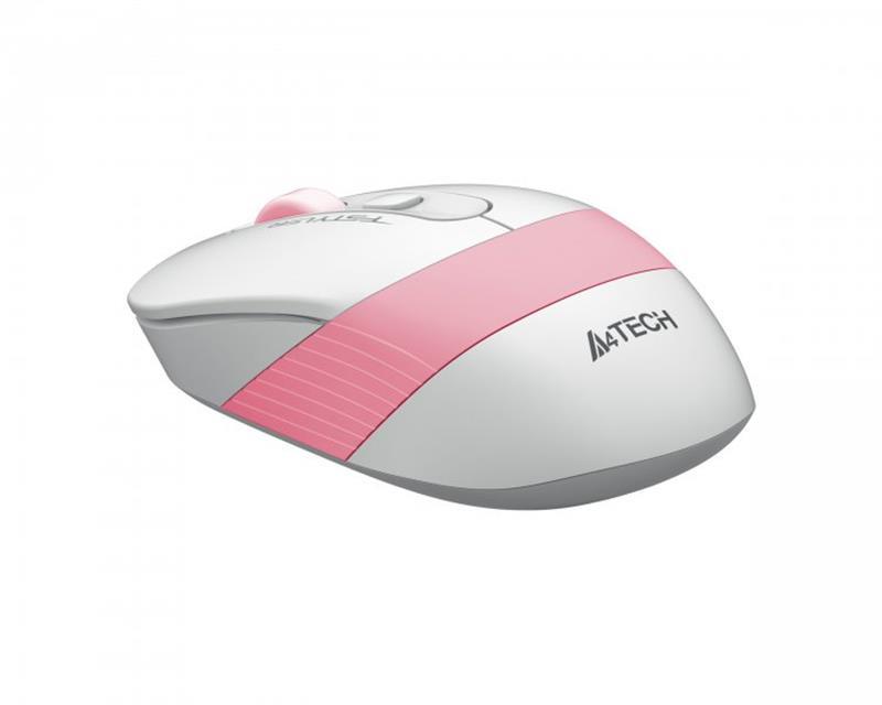 Мишка бездротова A4Tech FG10 Pink/White USB
