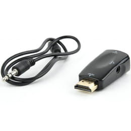 Адаптер Cablexpert (AB-HDMI-VGA-02) HDMI-VGA/3.5 мм, черный