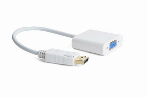 Photos - Cable (video, audio, USB) Cablexpert Адаптер  DisplayPort - VGA , 0.15 м, білий (A-DPM-VGAF-02-W (M/F)