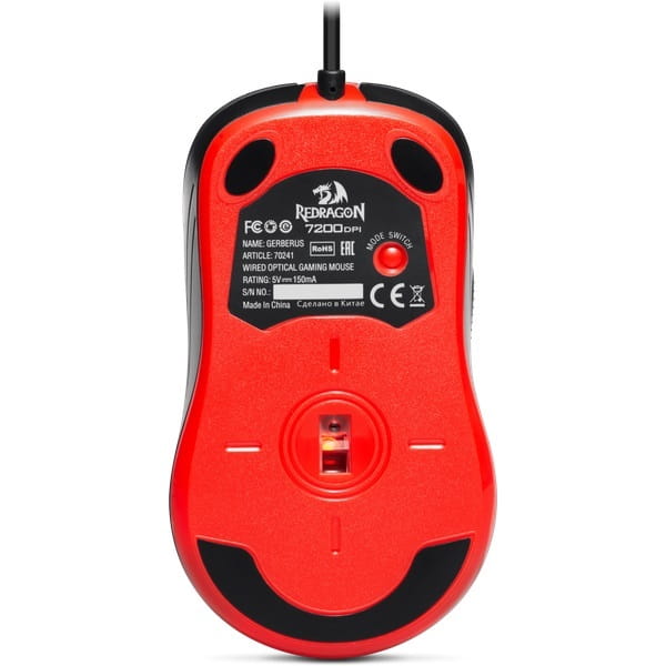 Миша Defender Redragon Gerderus Black/Red (70241)