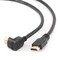 Фото - Кабель Cablexpert HDMI - HDMI V 1.4 (M/M), вилка/угловая вилка, 3 м, черный (CC-HDMI490-10) пакет | click.ua