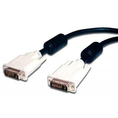 Photos - Cable (video, audio, USB) ATCOM Кабель  DVI - DVI (M/M), 24/24, 10 м, Black/White  10702 (10702)