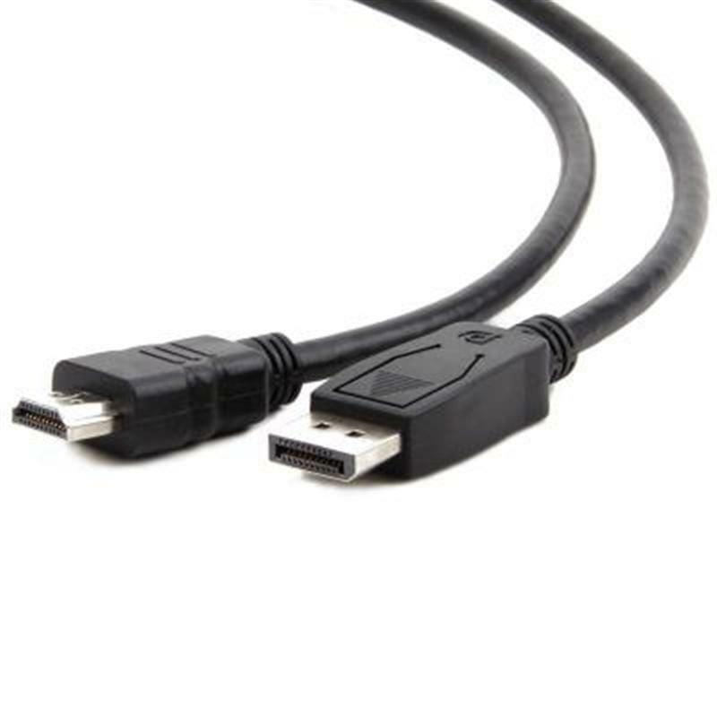 Кабель Cablexpert DisplayPort - HDMI (M/M), 1.8 м, Black (CC-DP-HDMI-6)